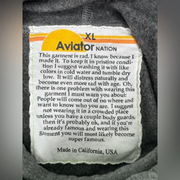 Aviator Nation Ninja Pullover Hoodie - Picture 4 of 17